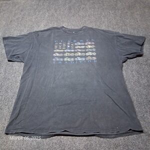 American Classic Tradition Motorcycle T Shirt Adult Size XXL Black